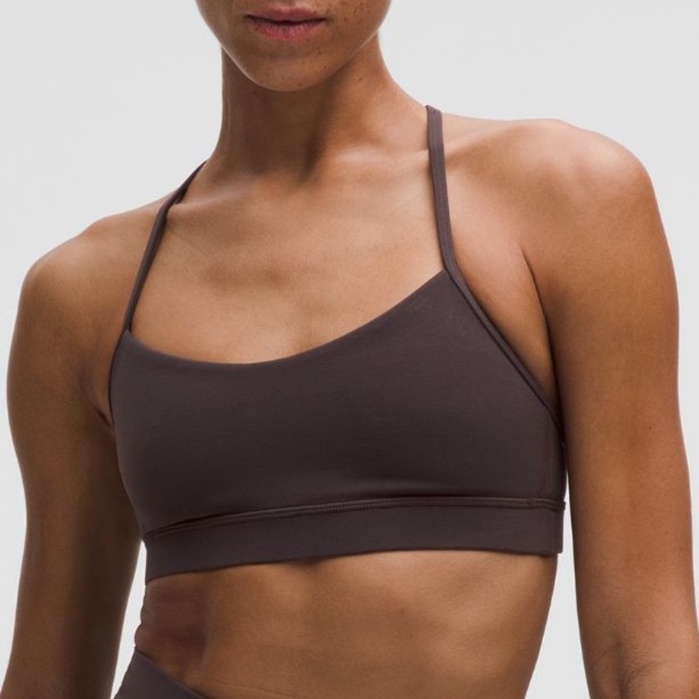 Lululemon Women's Strappy Brown Sports Bra